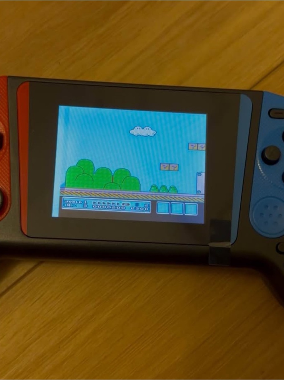 Handheld Retro Gaming Console - Red & Blue